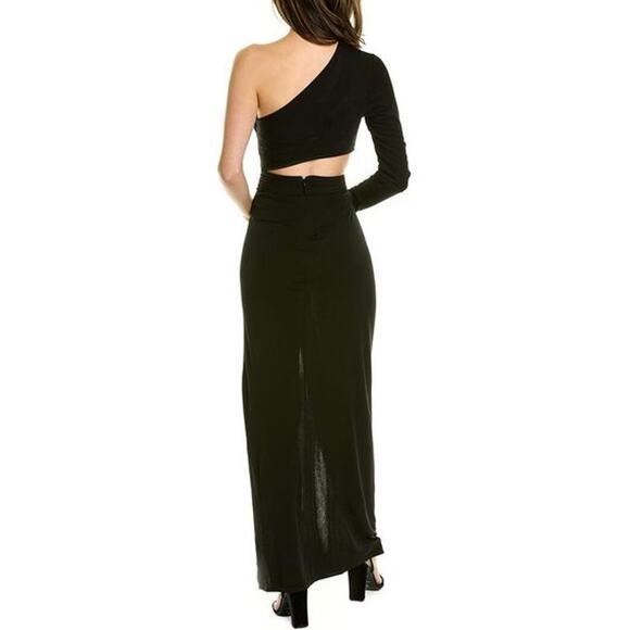 Ronny Kobo Collection Lorina High Slit Maxi Dress Cutout One Shoulder Cocktail - Picture 2 of 10